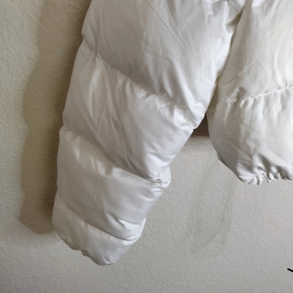 Pretty Little Things Crop Puffer Full Zip Jacket Sz 6 - Picture 4 of 6